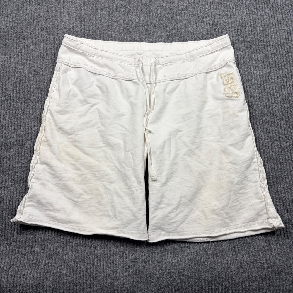 Mossimo Supply Co. White Athletic Drawstring Shorts